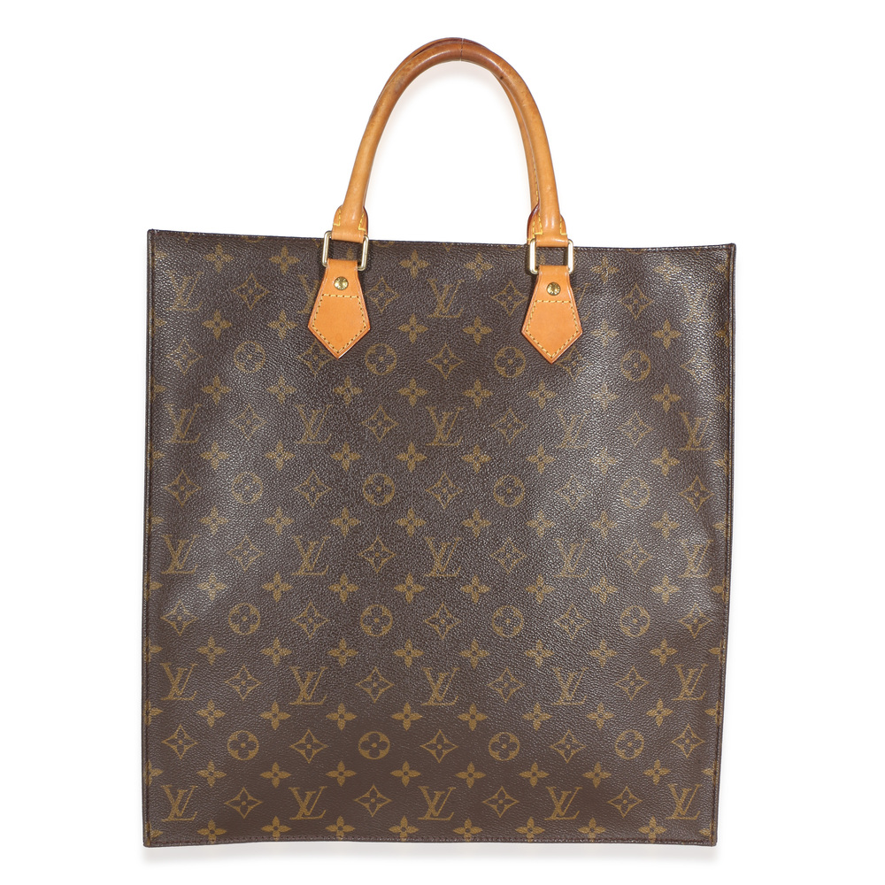 Louis Vuitton Vintage Monogram Canvas Sac Plat Tote